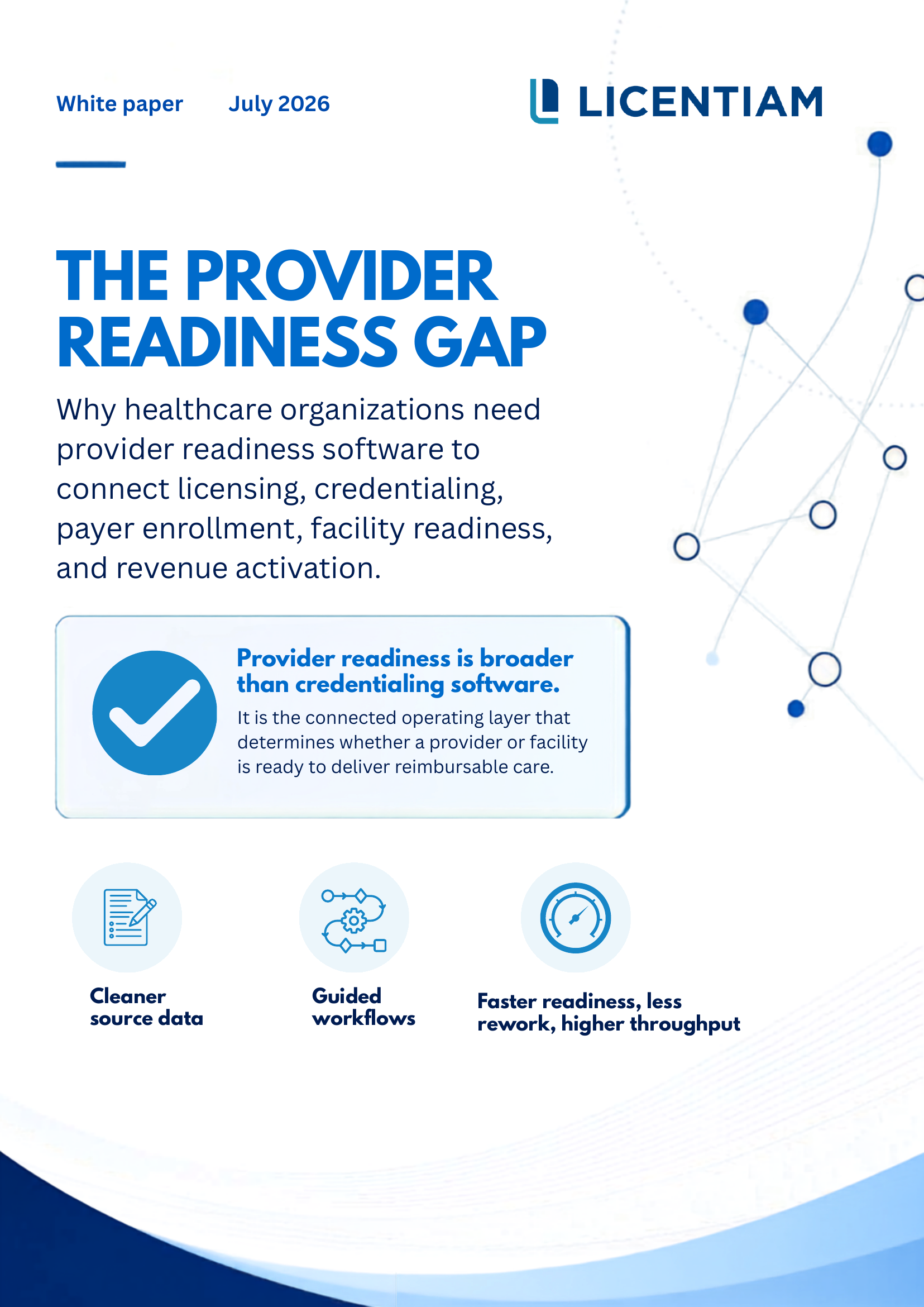 The Provider Readiness Gap white paper cover